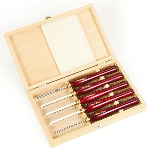 WoodRiver 5-Piece Mini Turning Tool Set