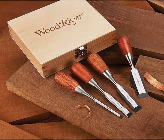 WoodRiver 4-Piece Butt Chisel Set